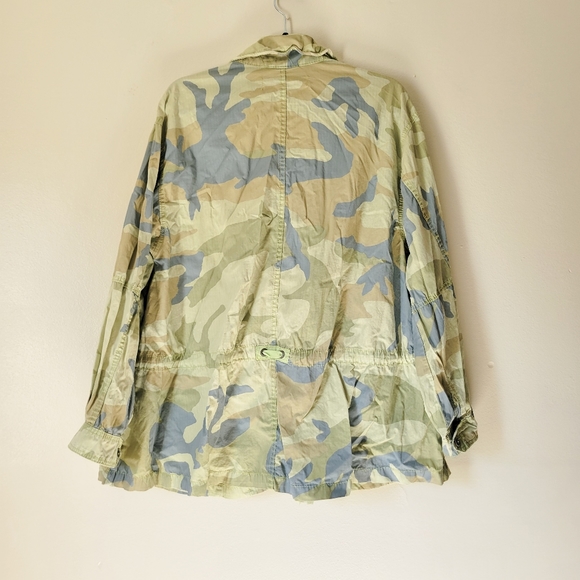 Free People Green Lead The Way Camouflage Field Jacket - Picture 7 of 9